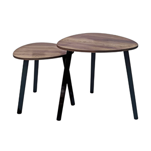 MESAS APOIO PÉS MADEIRA PRETO