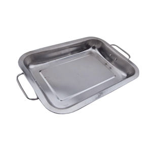 TABULEIRO C/ASAS INOX 35.5X26.5X7CM
