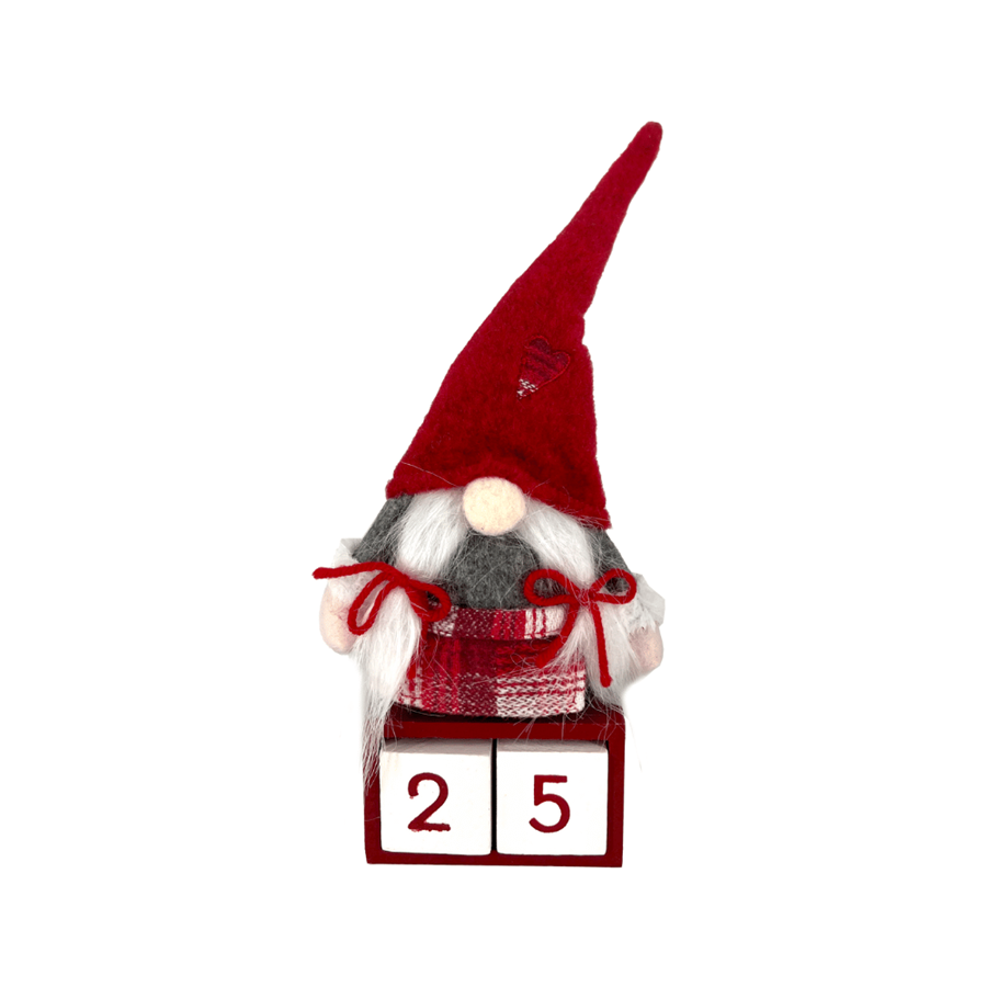 GNOMO MENINA NATAL C/CUBO
