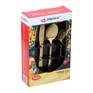 ALPINA FAQUEIRO DOURADO 16PCS