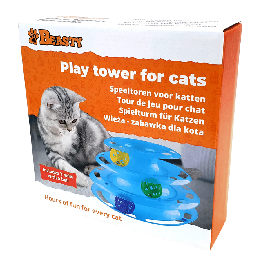 BRINQUEDO PARA GATO COM 3 NÍVEIS