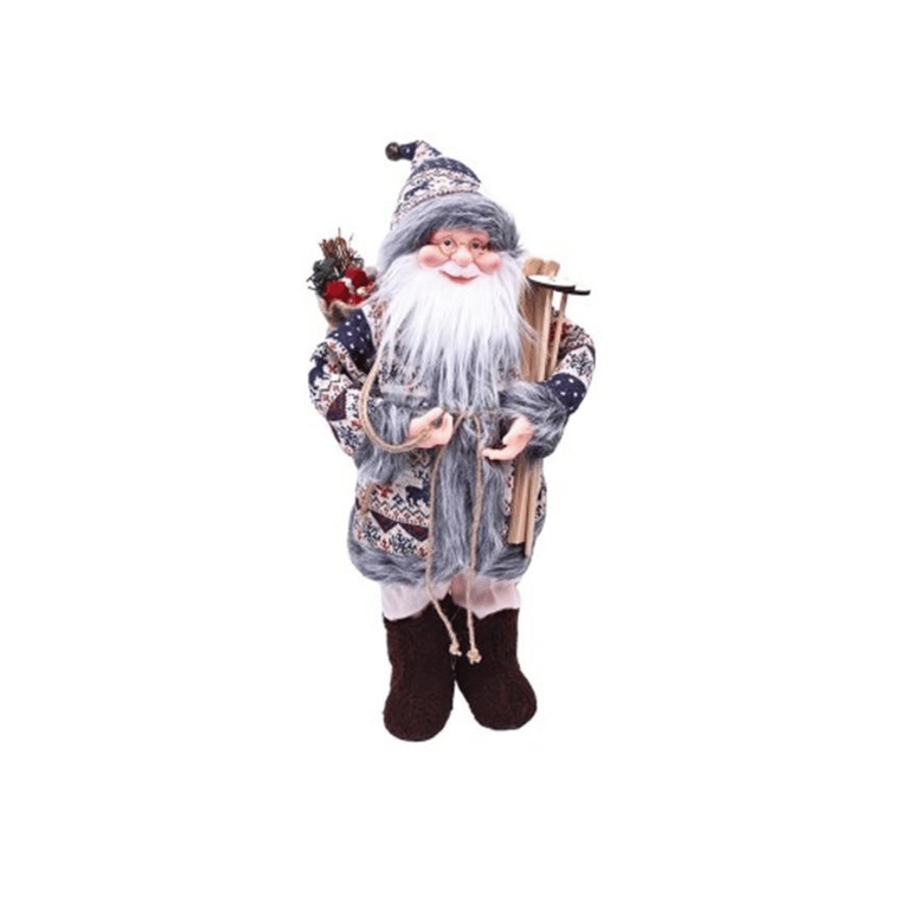 PAI NATAL 30CM C/SACO JUTA E PATINS