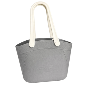 CESTA TOTE CINZA 21X21X28CM
