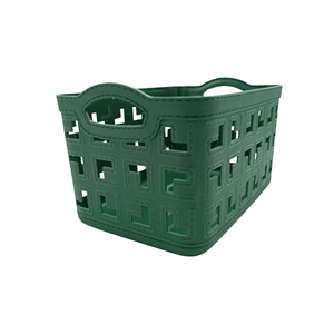 CESTO VERDE 26.5X18.5X15CM