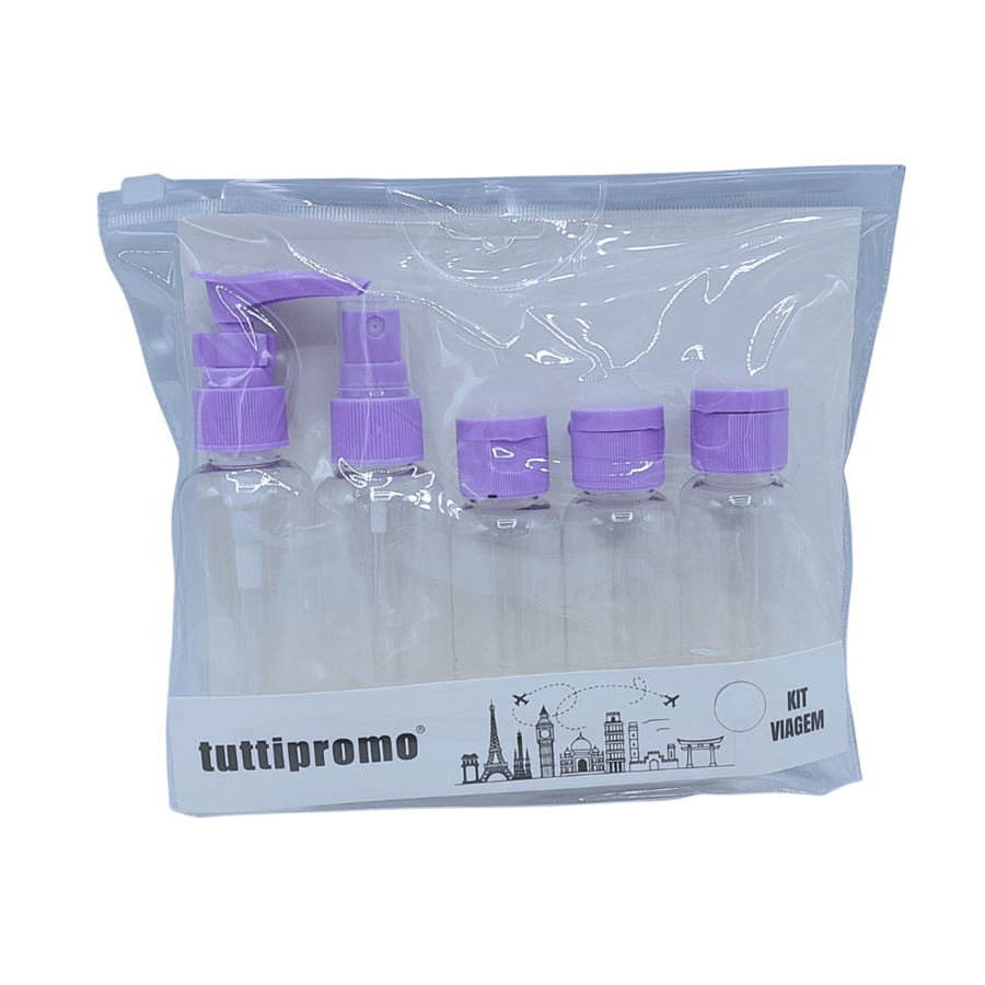 NECESSAIRE VIAGEM 5PCS LILÁS