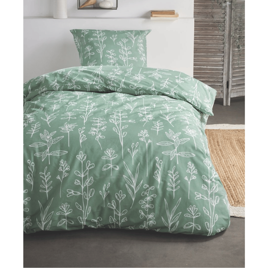 CAPA EDREDÃO FLORAL 200X220CM C/2 FRONHAS