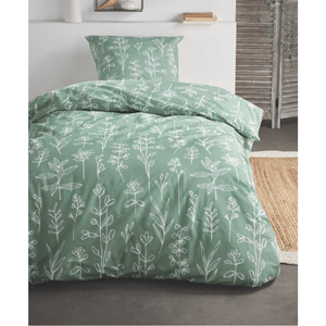 CAPA EDREDÃO FLORAL 200X220CM C/2 FRONHAS