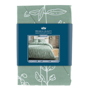 CAPA EDREDÃO FLORAL 200X220CM C/2 FRONHAS