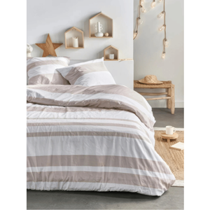 CAPA EDREDÃO RISCAS 200X220CM C/2 FRONHAS