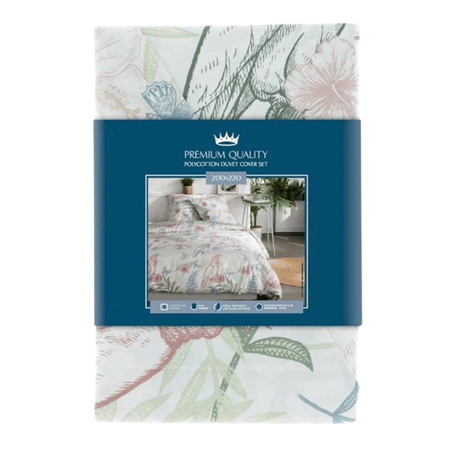 CAPA EDREDÃO TROPICAL 135X200CM C/1 FRONHA