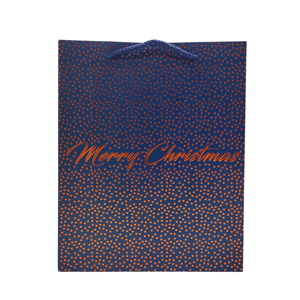 SACO PAPEL NATAL 32X26X10CM AZUL