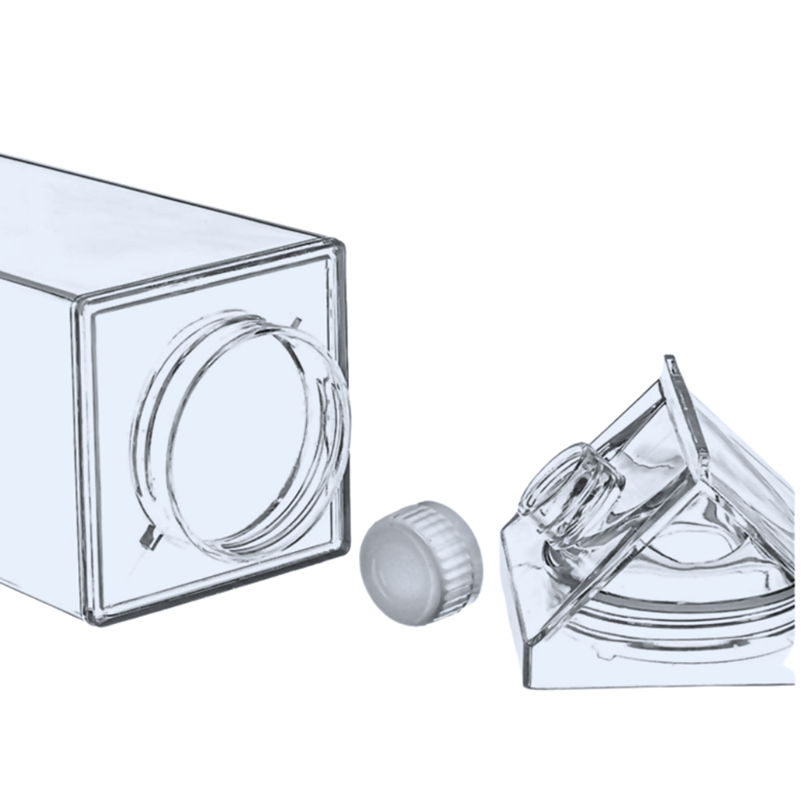 KOZINA GARRAFA TETRA BRIK 1000ML P/LEITE