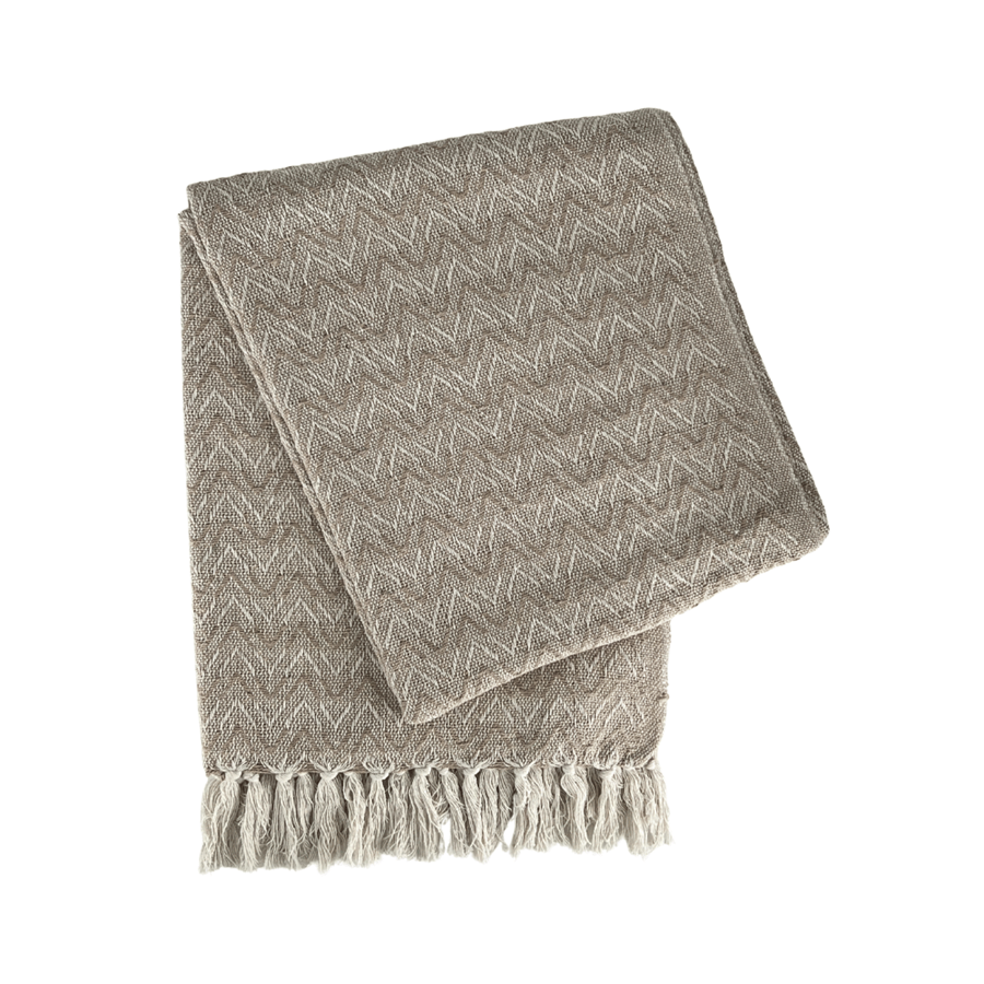 MANTA ZIG ZAG ELEGANCE BEGE