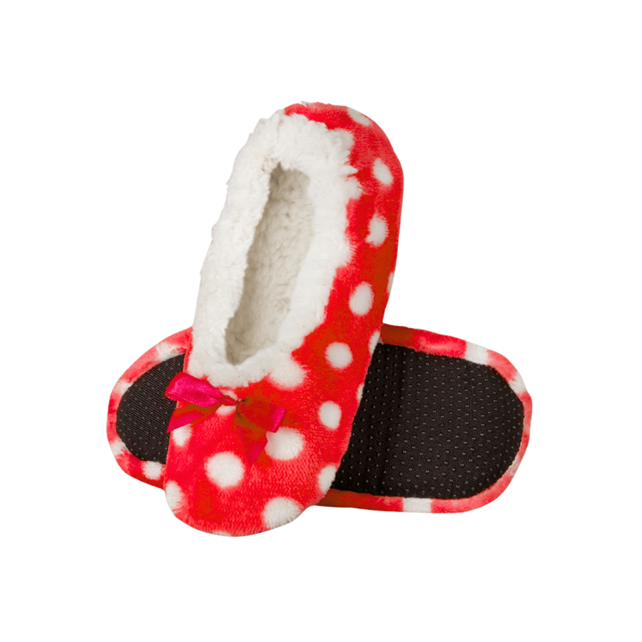PANTUFAS SRA. PINTAS VERMELHAS