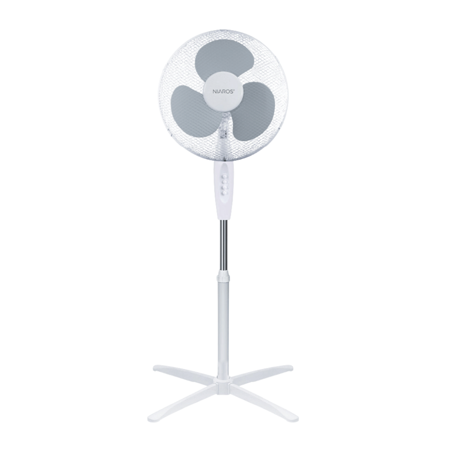 VENTOINHA PÉ  D43CM 45W BRANCA