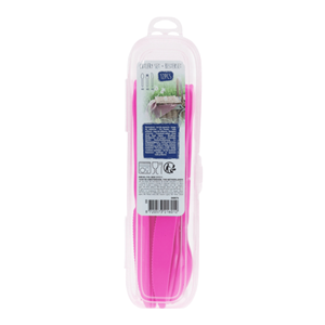 TALHER REUTILIZÁVEL C/12 ROSA
