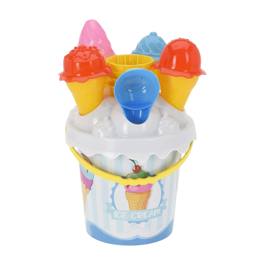 BALDE PRAIA AZUL C/ACESS. 17CM