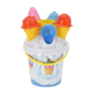BALDE PRAIA AZUL C/ACESS. 17CM