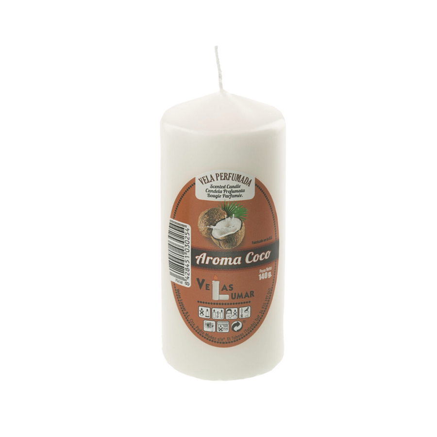 VELA PERFUMADA ANTITABACO LUMAR COCO