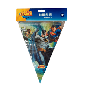 BANDEIRA P/FESTAS JUSTICE LEAGUE