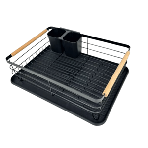 ESCORREDOR LOUÇA PRETO 42X31.5X14CM