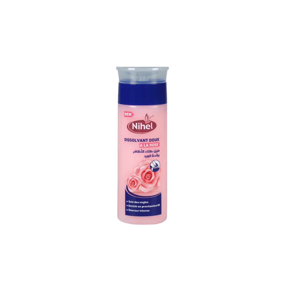 NIHEL REMOVEDOR VERNIZ E GEL 125ML ROSE