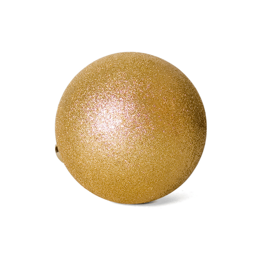 BOLAS DE NATAL DOURADA BRILHANTES CONJUNTO DE 8