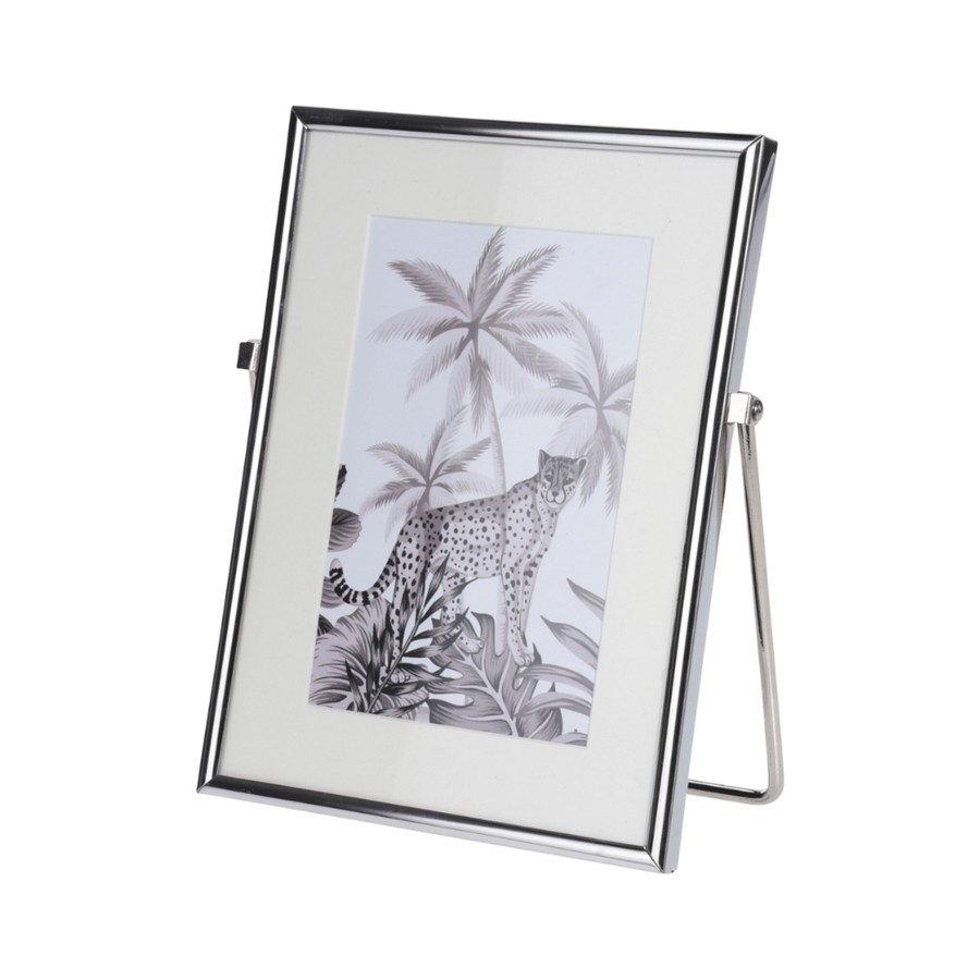 MOLDURA METAL PRATA 25X22CM