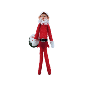 ELFO NATAL 35CM VERMELHO