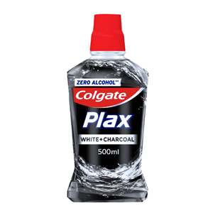 COLGATE ELIXIR PLAX WHITE + ESTRATOS DE CARVÃO 500ML