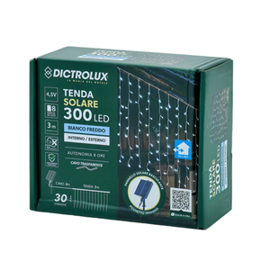 CORTINA NATAL 300 LED 3X1MTS BRANCO FRIO