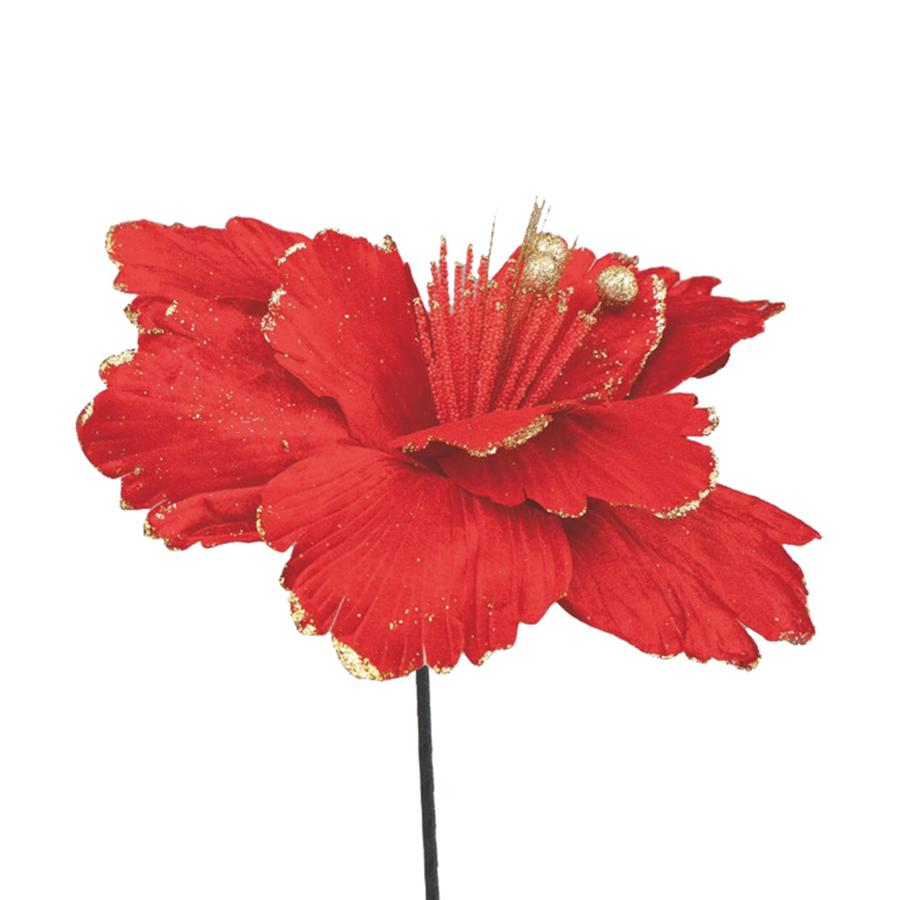 FLOR VELUDO VERMELHA