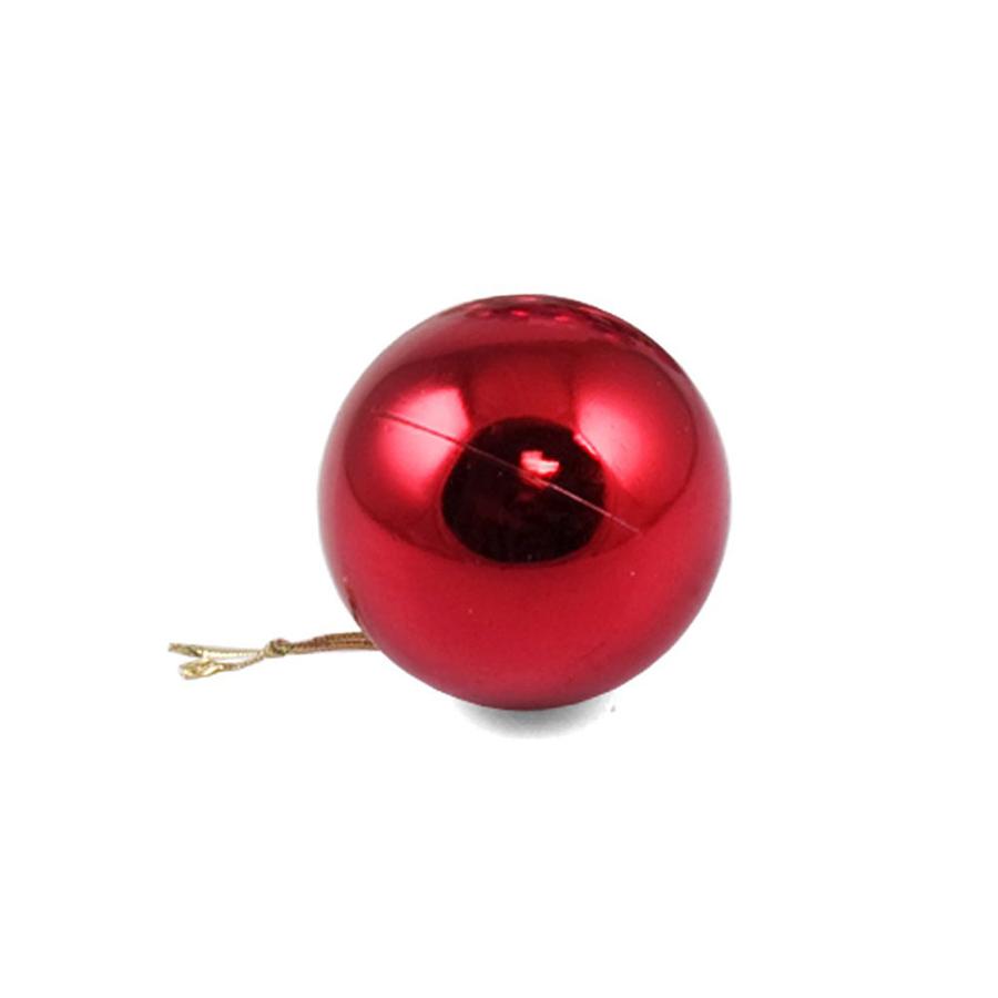 BOLAS DE NATAL VERMELHAS CONJ.8