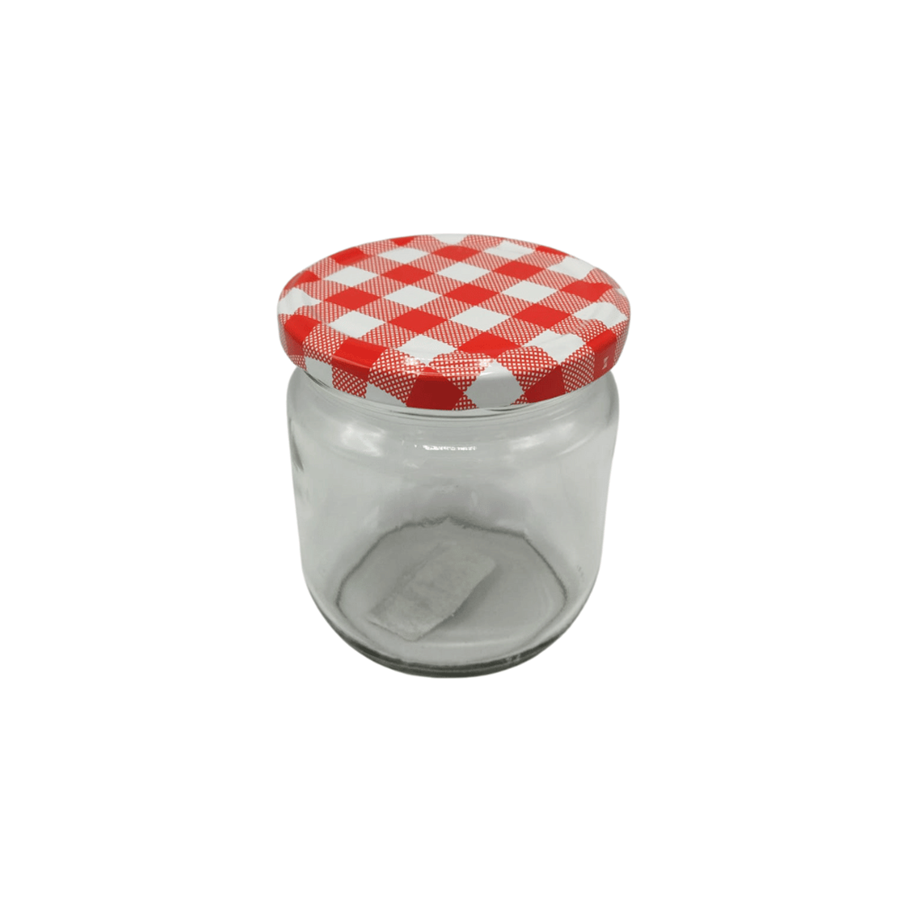 FRASCO VIDRO 425ML XADREZ