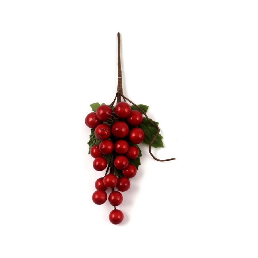 CACHO UVAS VERMELHO 21CM