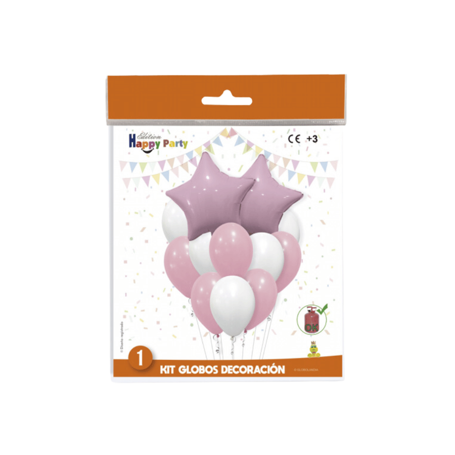 GL BALÕES POLIAM. ESTRELA ROSA