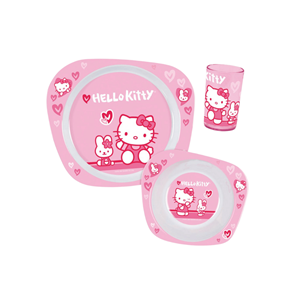 HELLO KITTY SET CRIANÇA 3 PCS