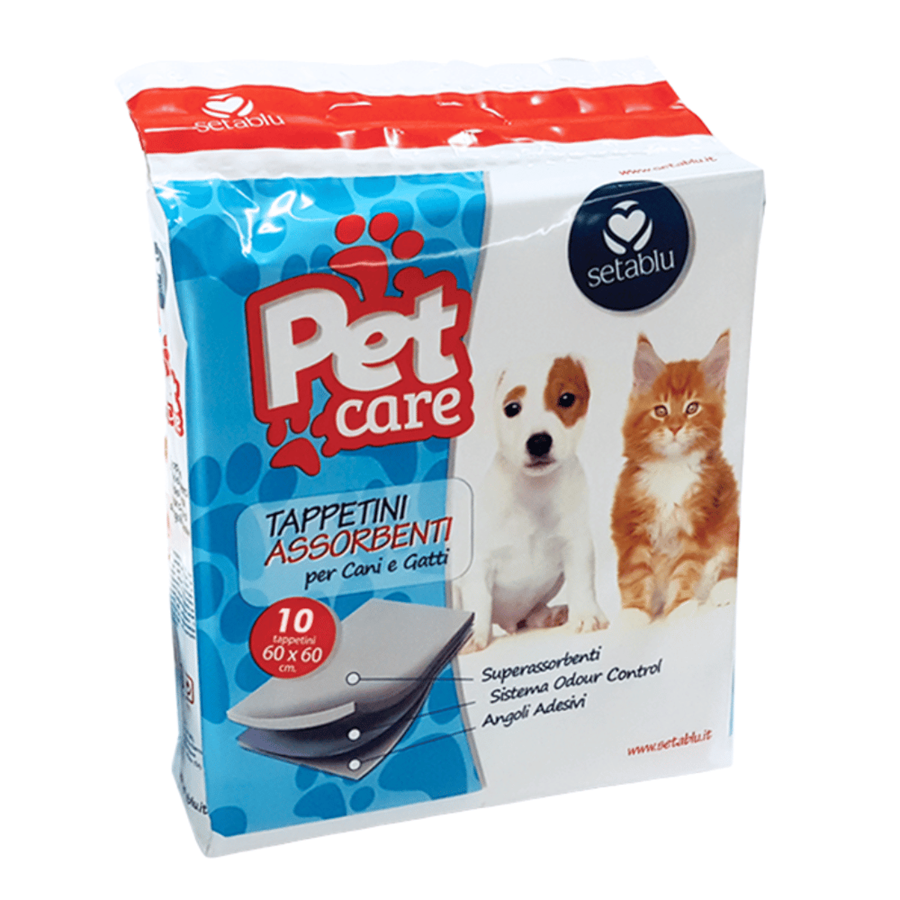 SETABLU ABSORVENTE P/ANIMAIS C/10 60X60CM