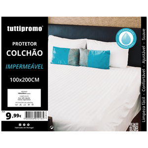 PROTETOR COLCHÃO IMPERMIÁVEL 100*200CM FINA