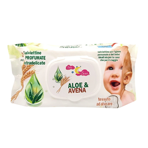 TOALHITAS ALOE VERA E AVEIA C/72