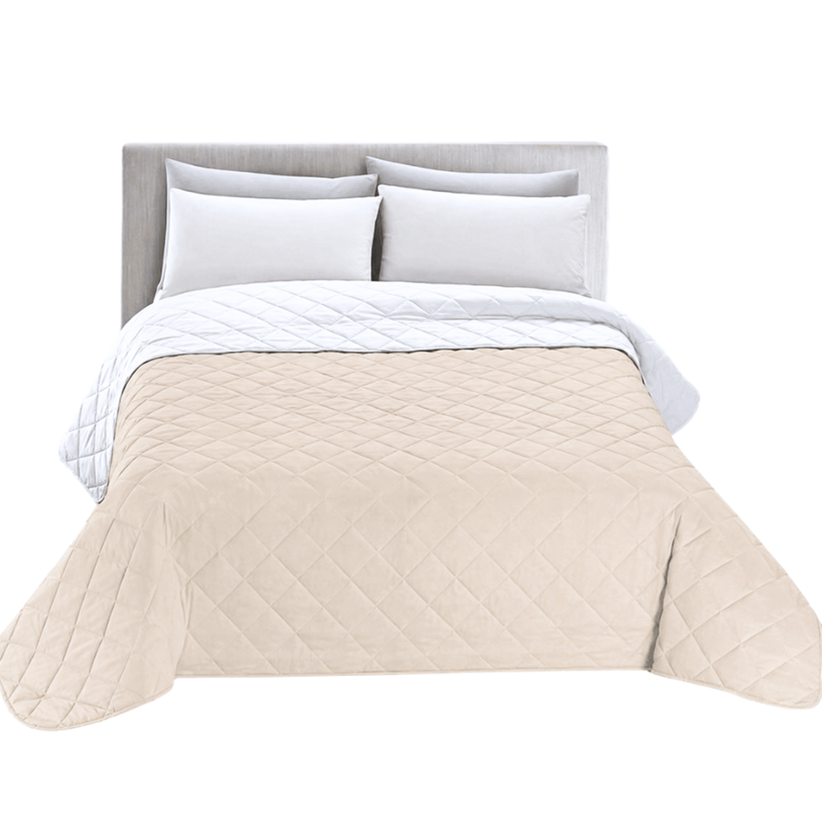 COLCHA BOUTY 220X240CM BEGE