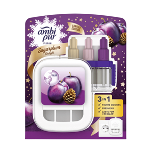 AMBI PUR DIFUSOR C/RECARGA 3EM1 SUGARPLUM DELIGHT AMBI PUR DIFUSOR C/RECARGA 3EM1 SUGARPLUM DELIGHT