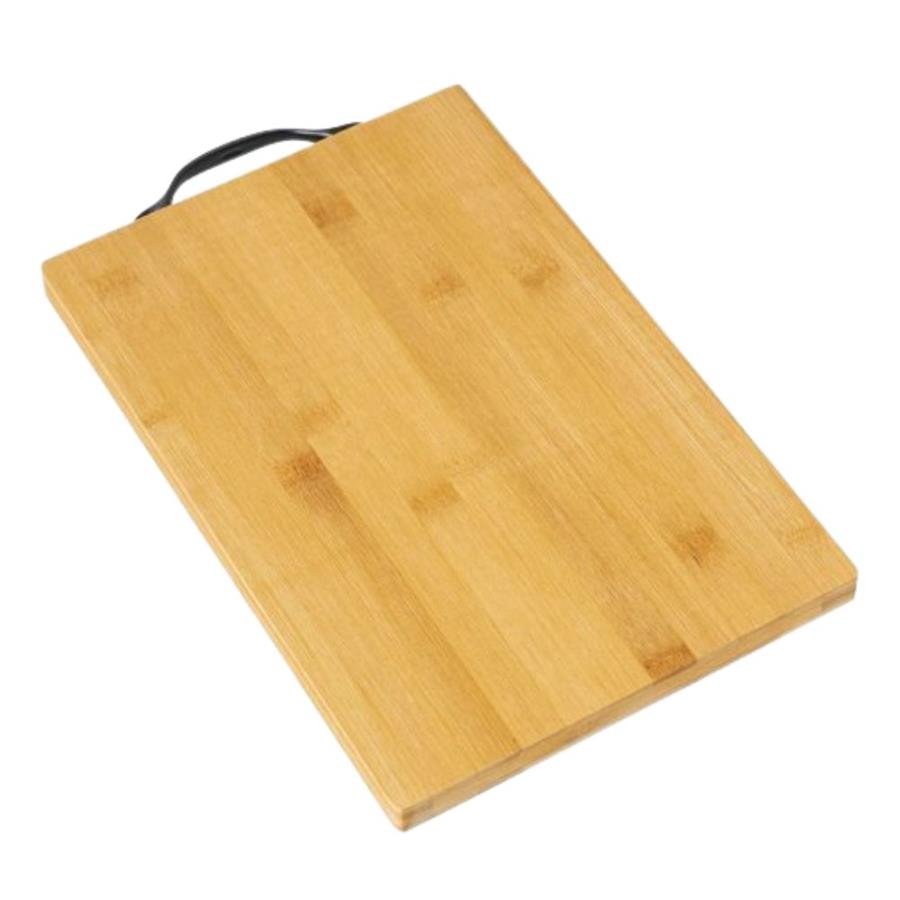 TÁBUA DE COZINHA BAMBU C/PUXADOR 26X36CM