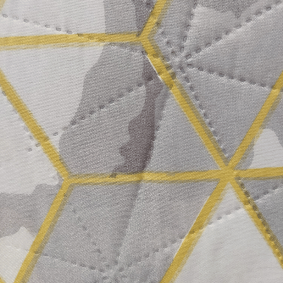 COLCHA BOUTY GEOMETRICA 240X250CM  C/ALMOFADAS