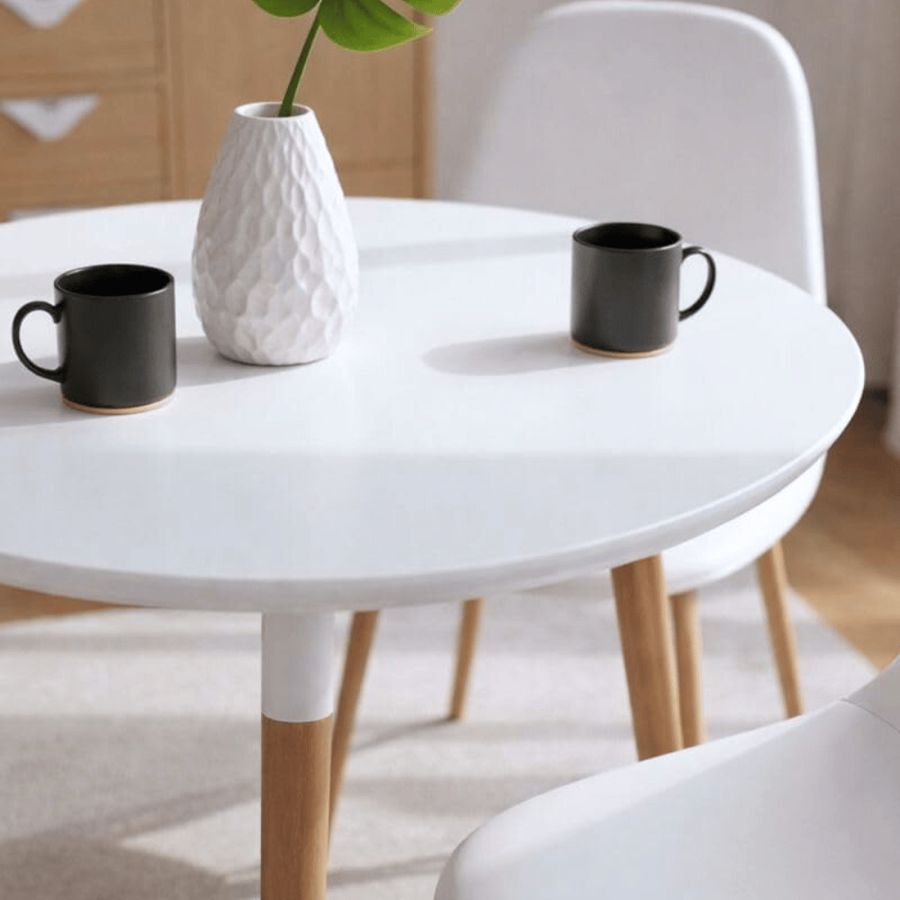 EMMELIE MESA BRANCA 80X72CM