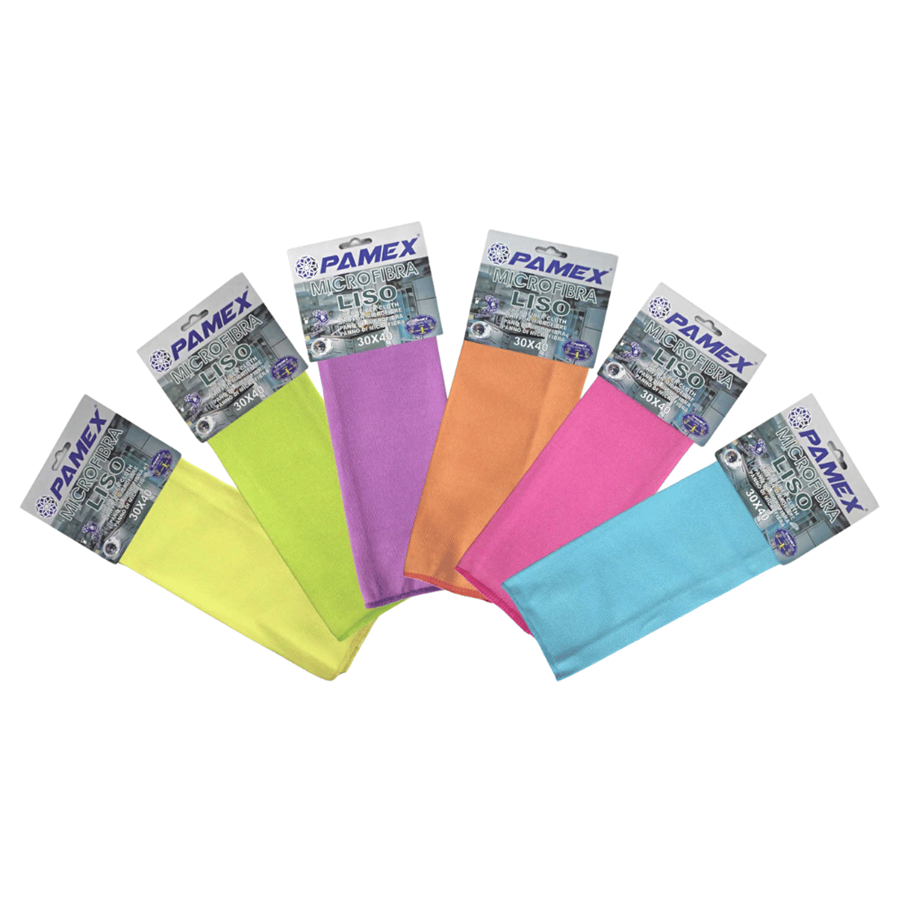 PANO MICROFIBRA LISO VIDROS LARANJA