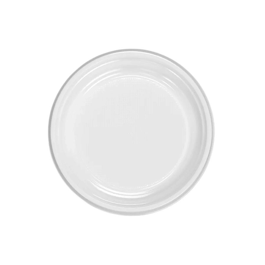 BEST PRATO RASO BRANCO C/12 17CM