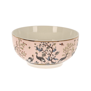 TAÇA AVES ROSA PASTEL