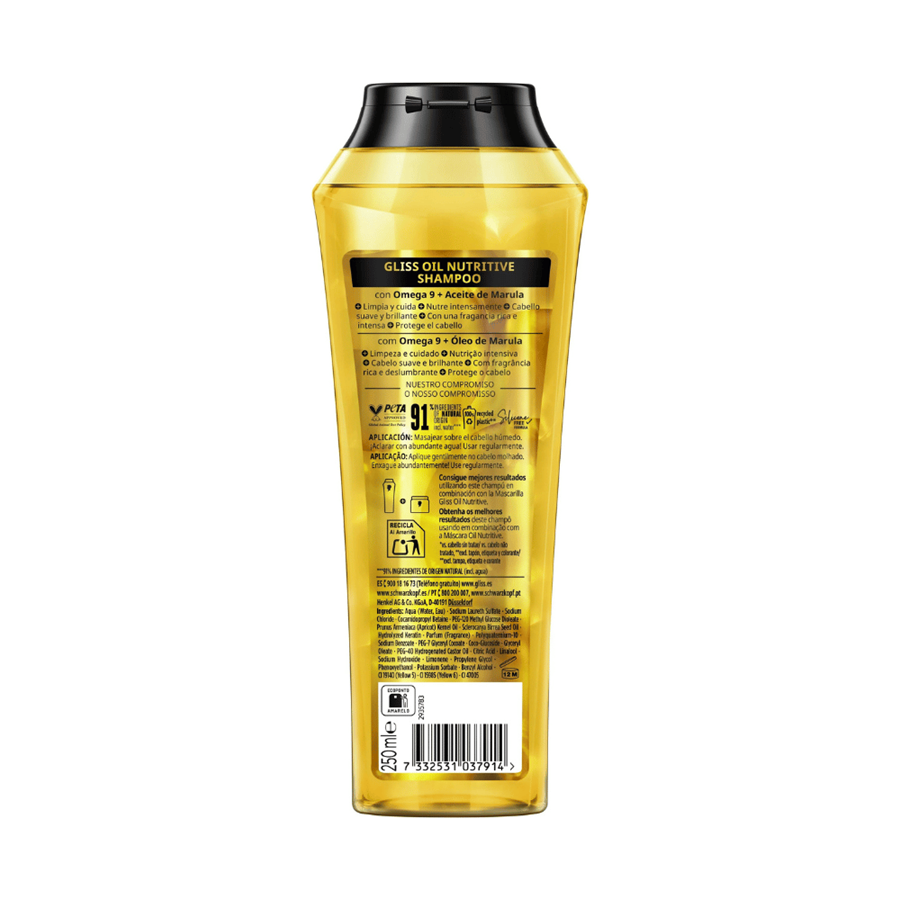 GLISS CHAMPÔ OIL NUTRITIVE 250ML