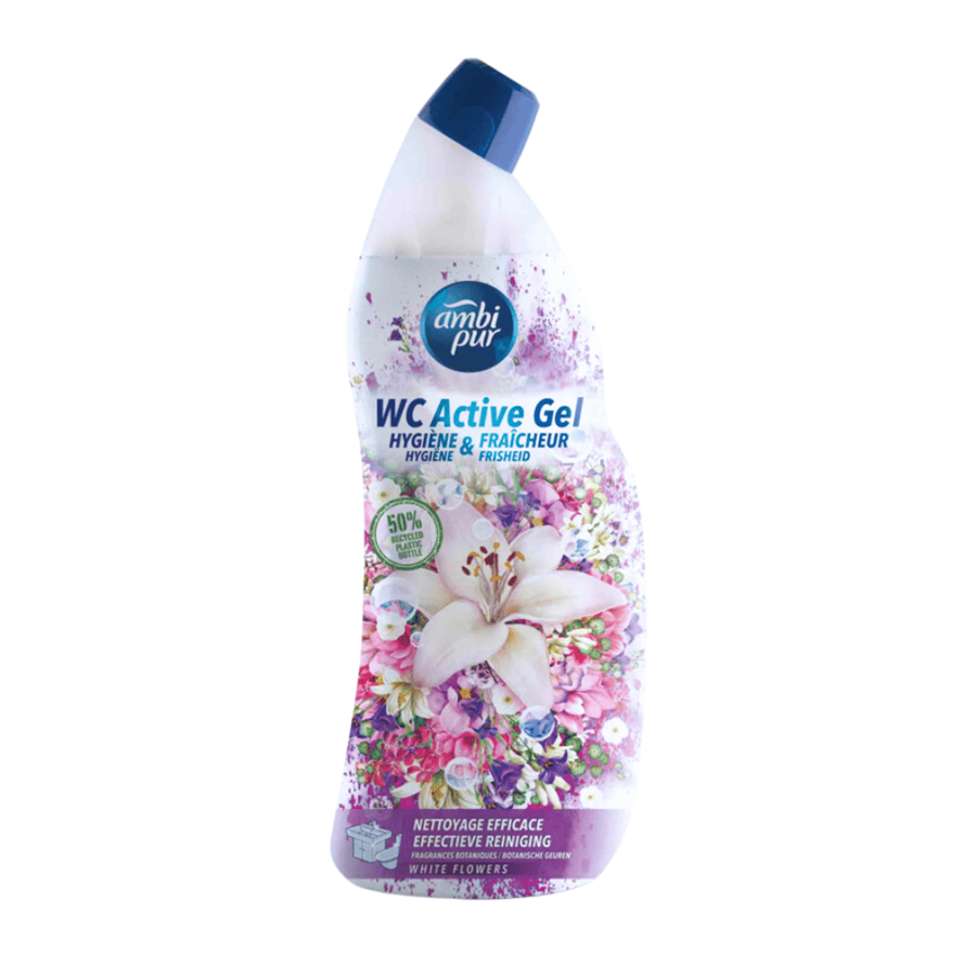AMBI PUR GEL WC ACTIVE FLORES BRANCAS